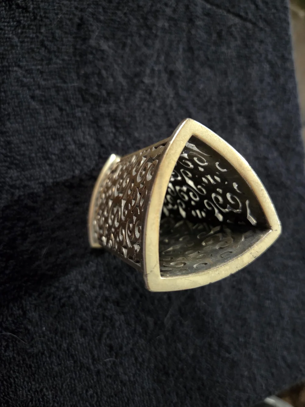 Brighton Silver-Tone Filigree Pencil Holder